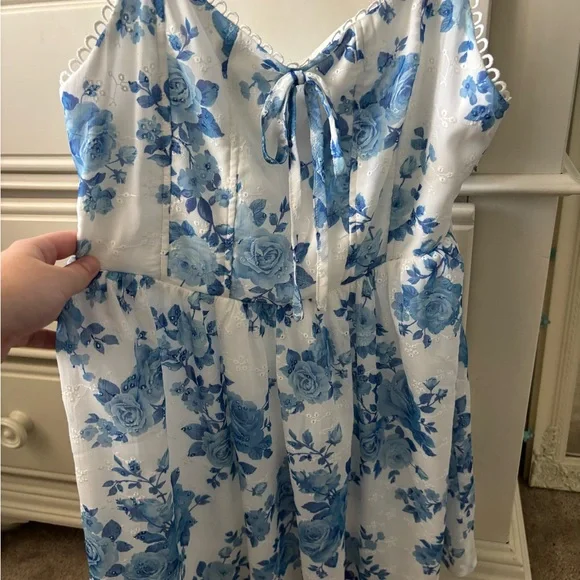 Altar'd State Blue Floral Dress - Picture 2 of 5